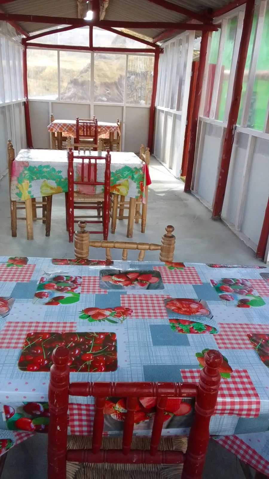 Comedor vista carretera